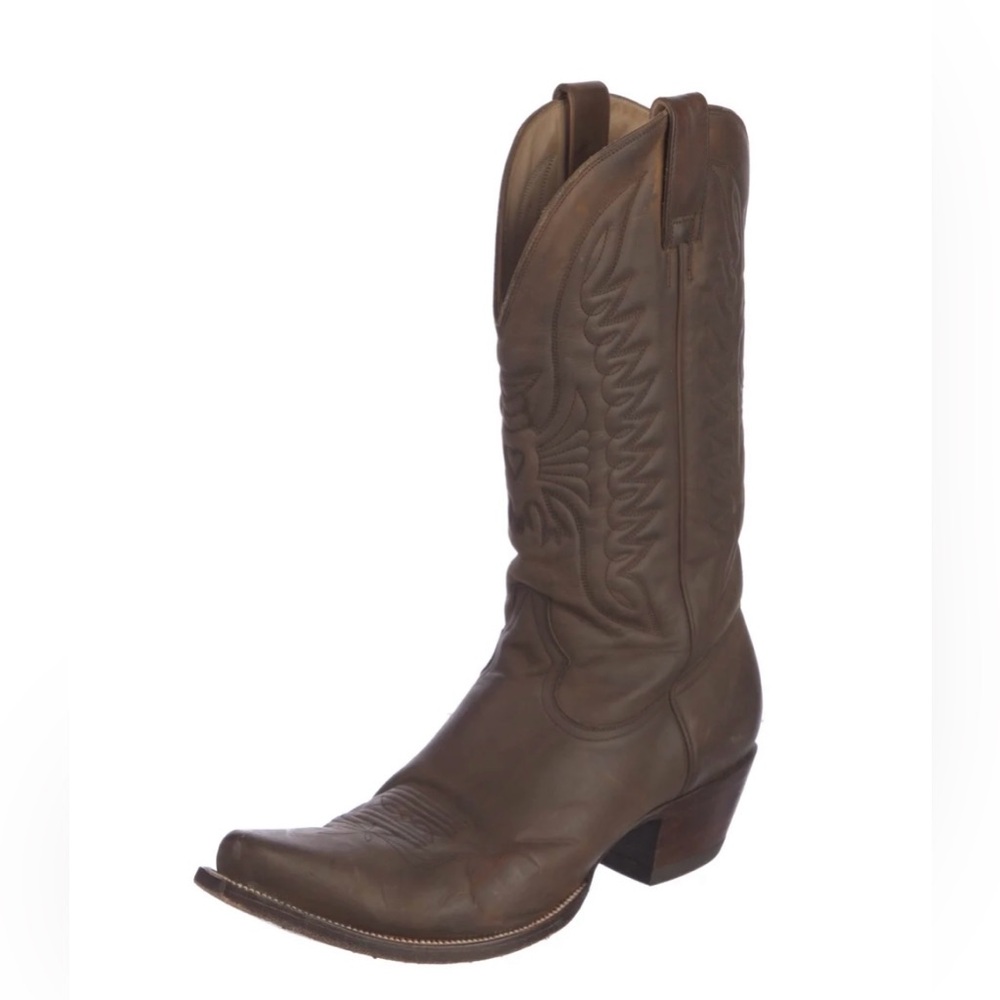 Heritage Boot Co. Apache Cowboy Boots - Brown